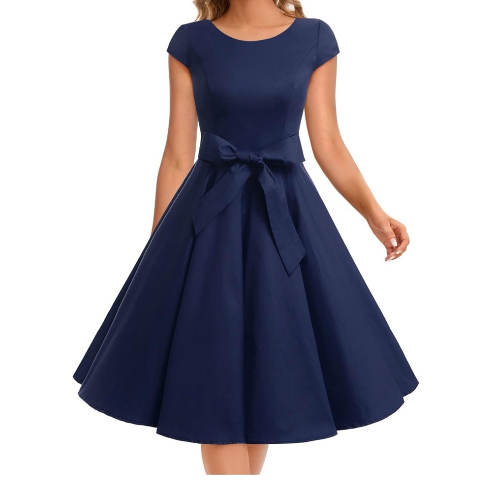 Dressystar Women's Vintage Cocktail Party Dress 1950s Retro Rockabilly Sz S